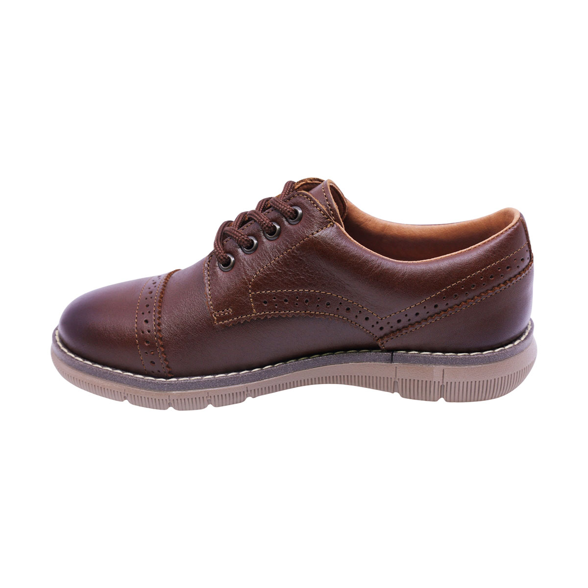 Zapato Con Agujeta 18-24 Caf&eacute; Audaz image number null