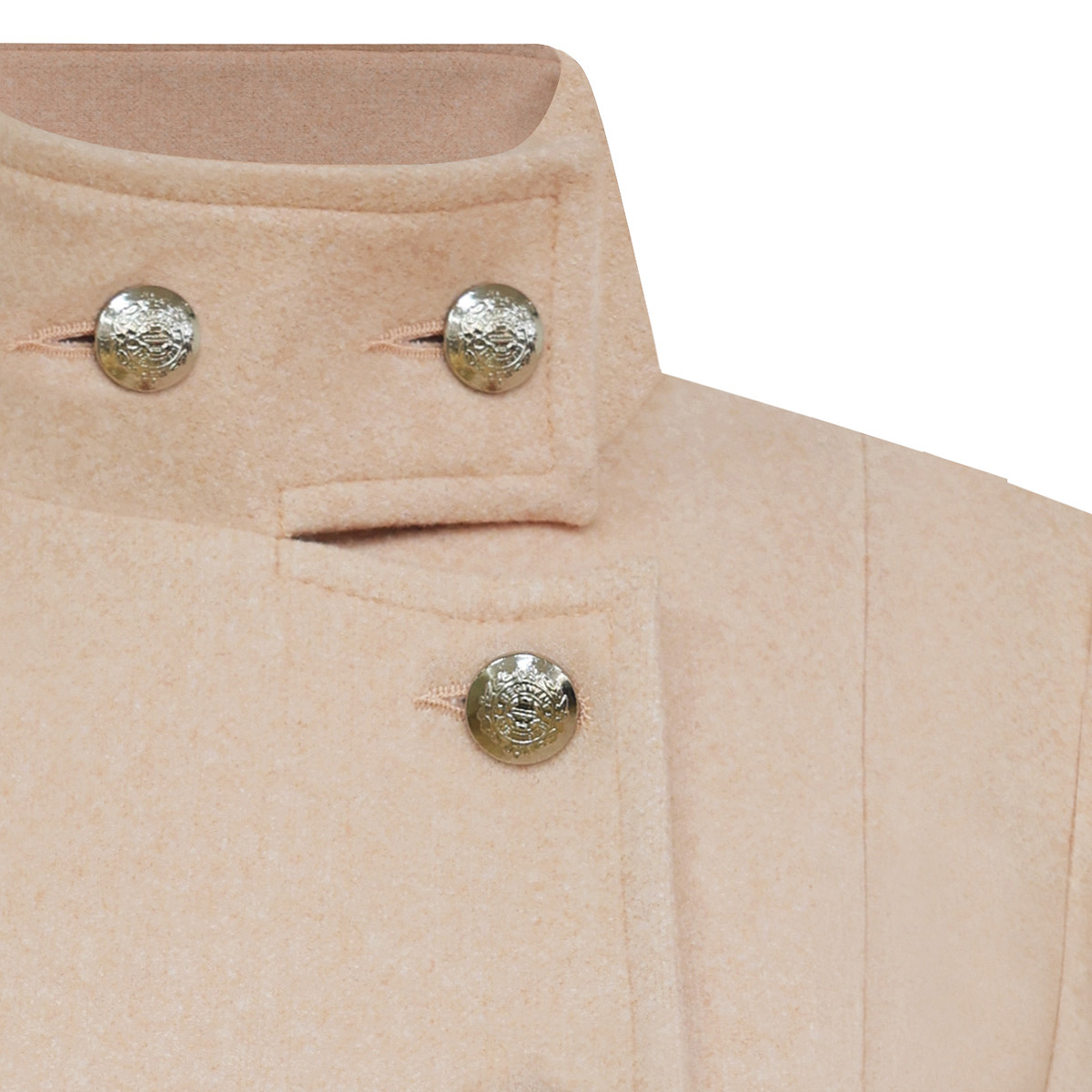 Abrigo cruzado estilo militar #4ME&4YOU para Mujer Junior image number null
