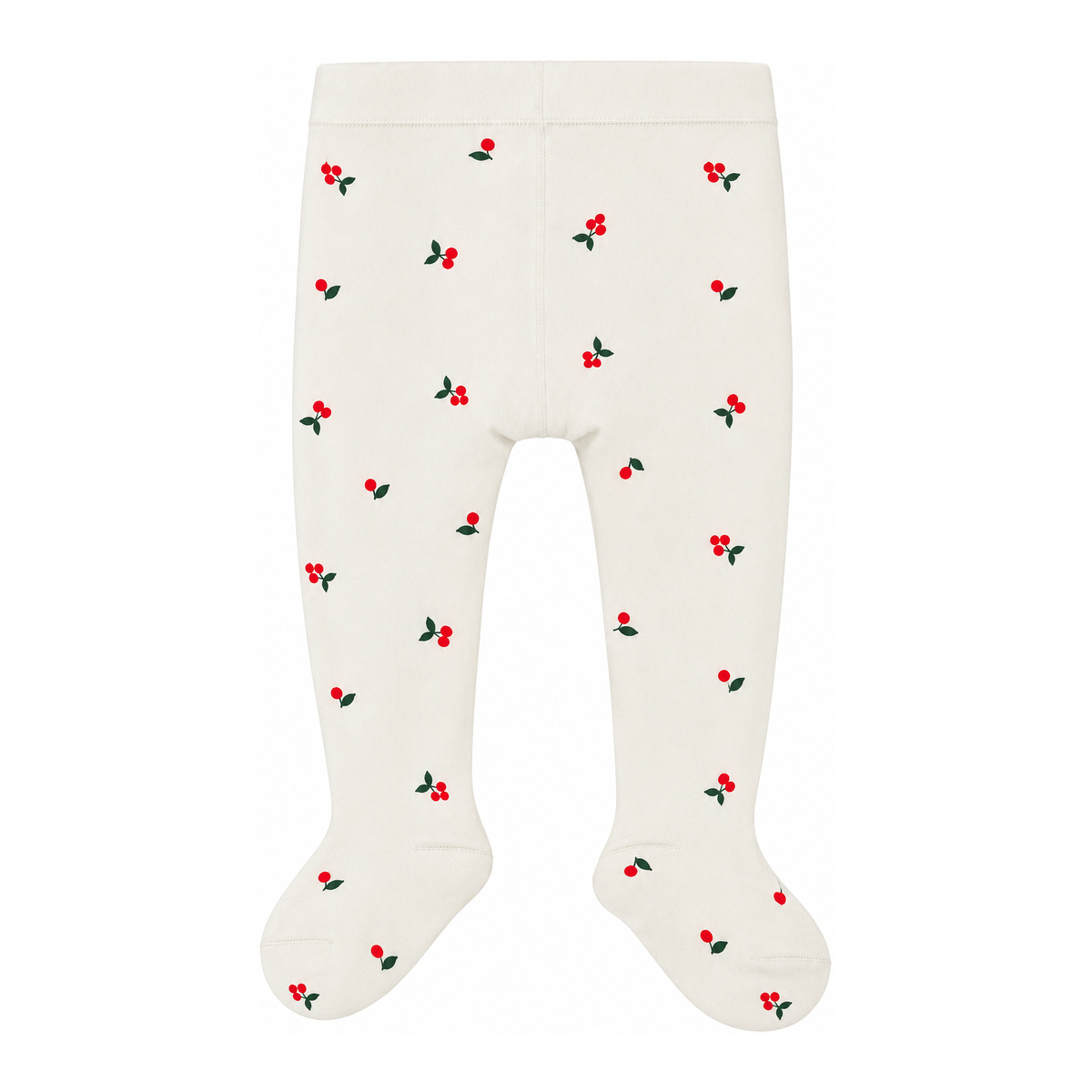Mallas Blancas con Dise&ntilde;o Cerezas Baby Optima para Beb&eacute; Ni&ntilde;a image number null