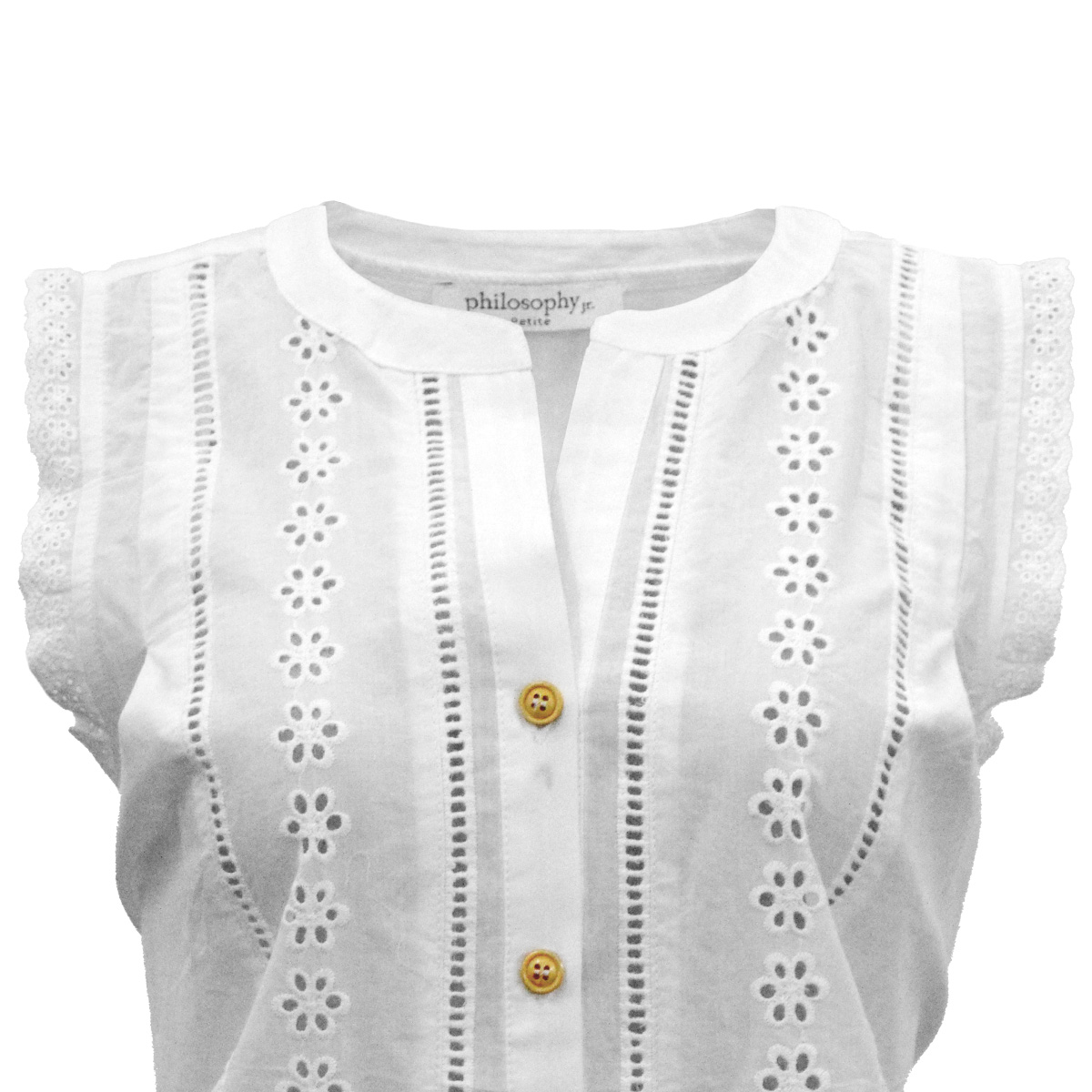 Blusa Con Bordado Philosophy Petite Para Mujer Petite image number null
