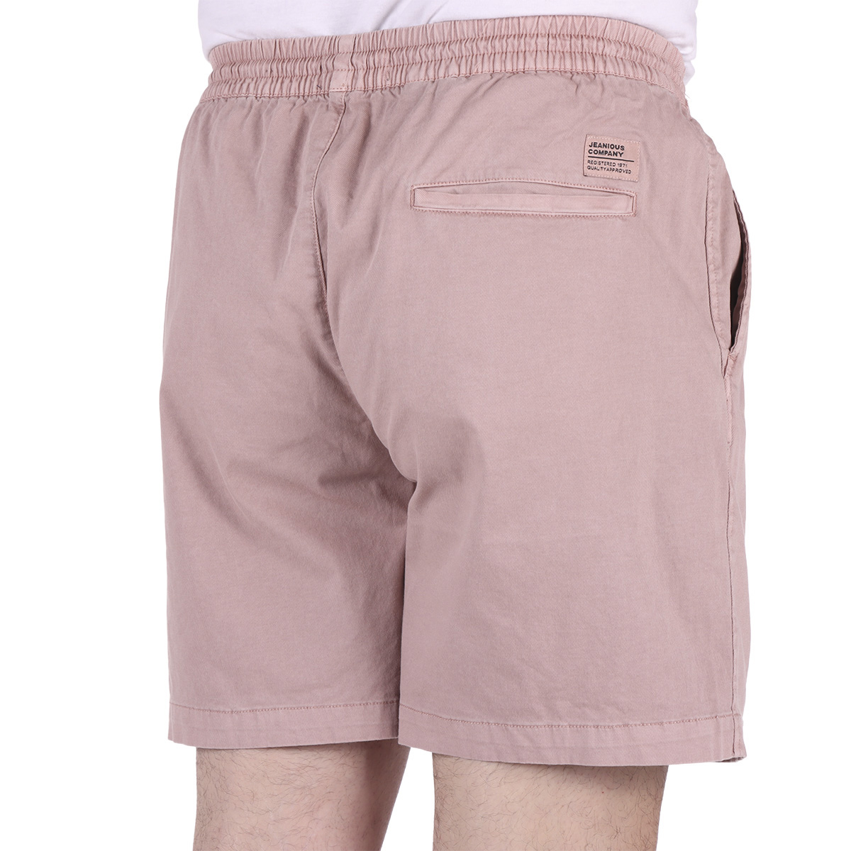 Bermuda de Gabardina Cintura El&aacute;stica Jeanious para Hombre image number null