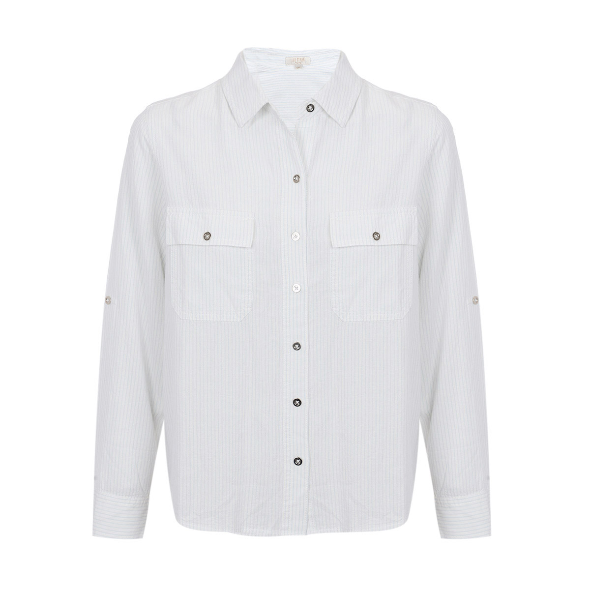 Blusa Rayas Con Elevador Life Styler Para Mujer Petite image number null
