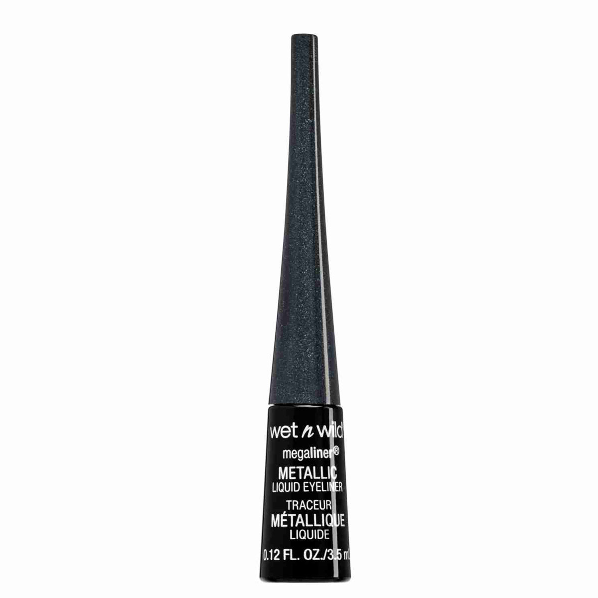 Megaliner Metallic Liquid Eyeliner Cosmic Black Wet N Wild image number null