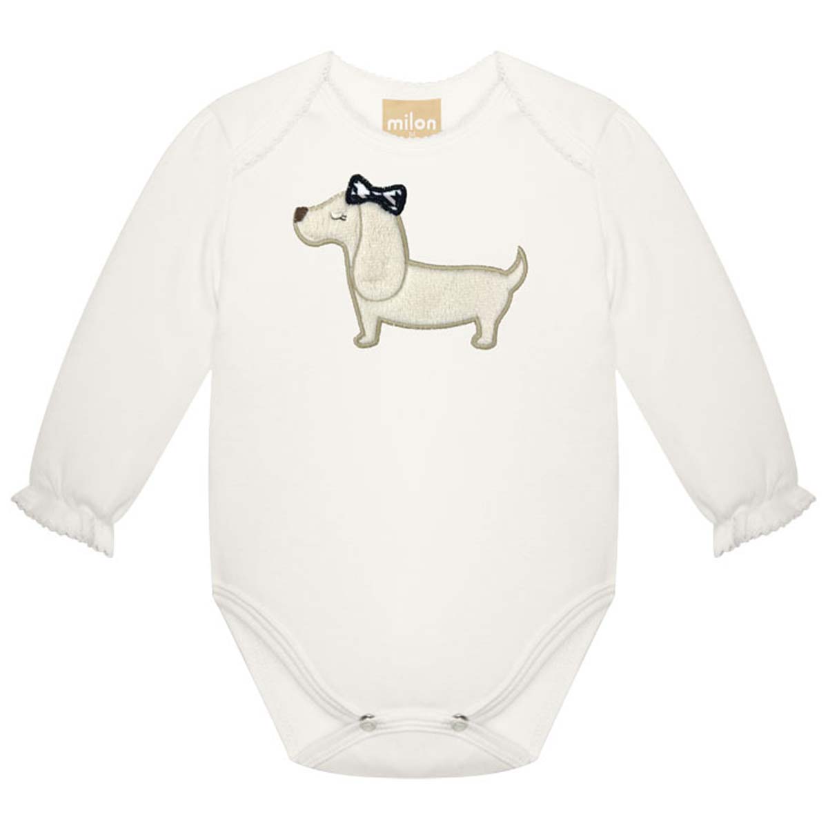 Pa&ntilde;alero Manga Larga Milon Dise&ntilde;o Perritos para Beb&eacute; Ni&ntilde;o image number null