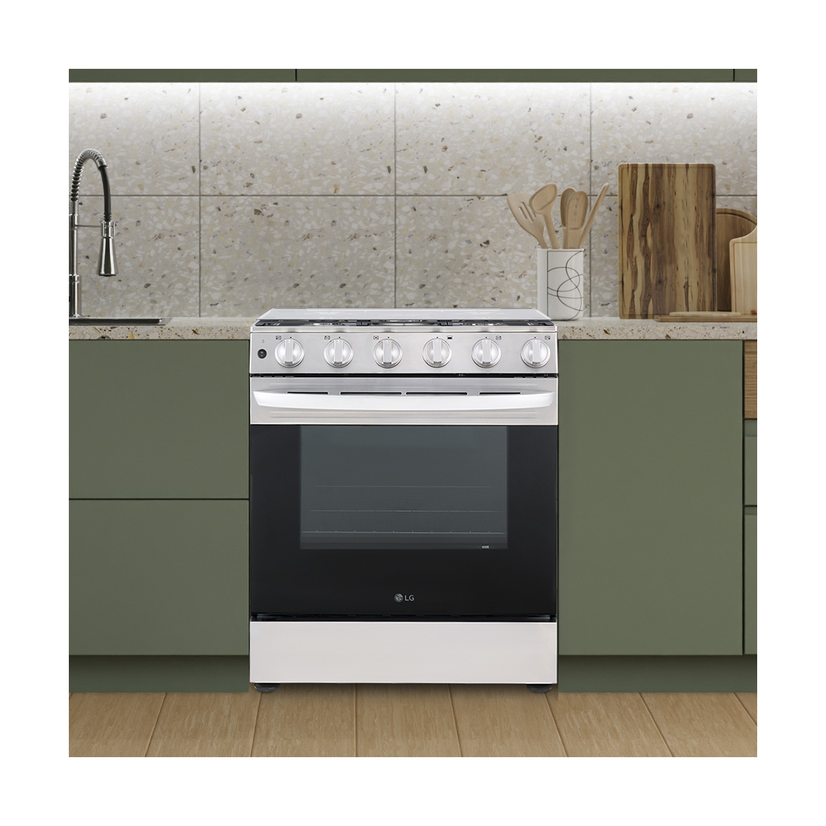 Estufa LG LRGL5840S 5.8 Pies C&uacute;bicos Quemador Ultra Heat image number null