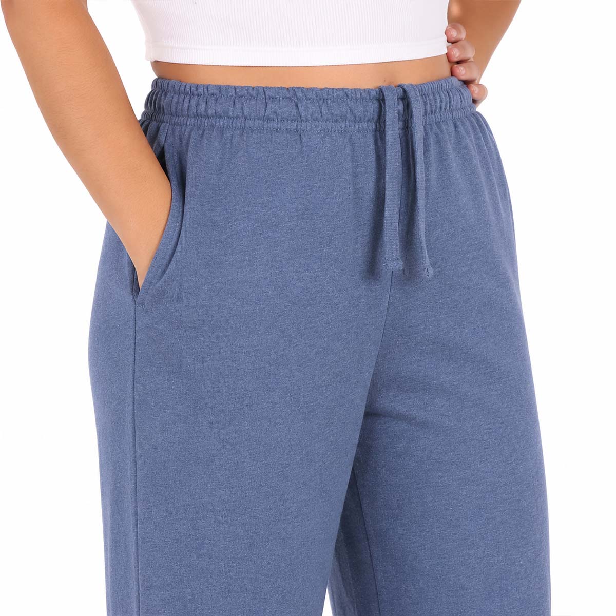Pants French Terry Resorte en Cintura Jeanious para Mujer Curvy image number null