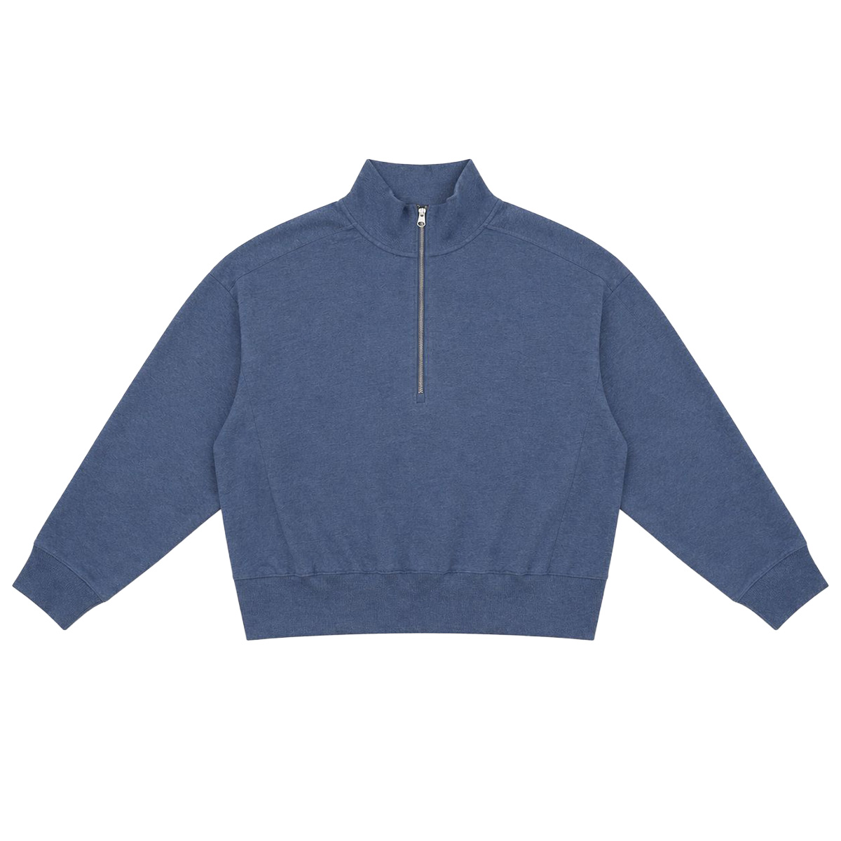 Sudadera Cuello Alto Medio Cierre Jeanious para Mujer Curvy image number null