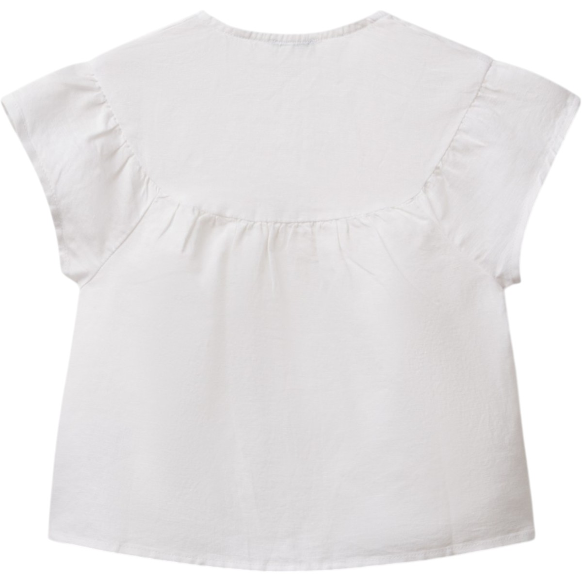 Blusa Benetton con Manga Drapeada para Ni&ntilde;a image number null