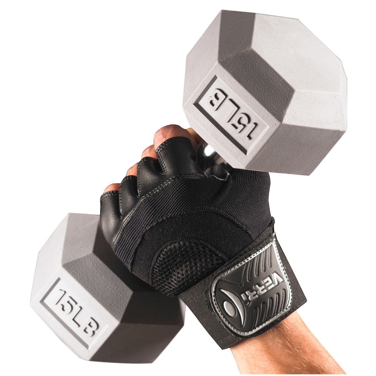 Guantes Para Pesas Con Mu&ntilde;equera T M Verri image number null