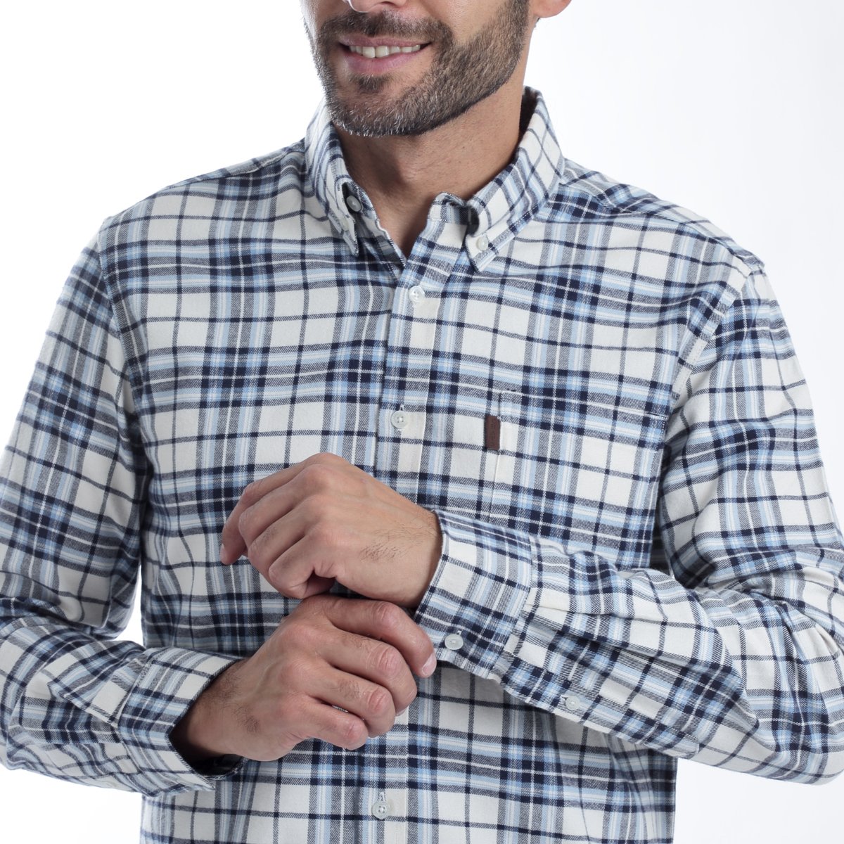 Camisa Regular Chaps Manga Larga para Hombre image number null