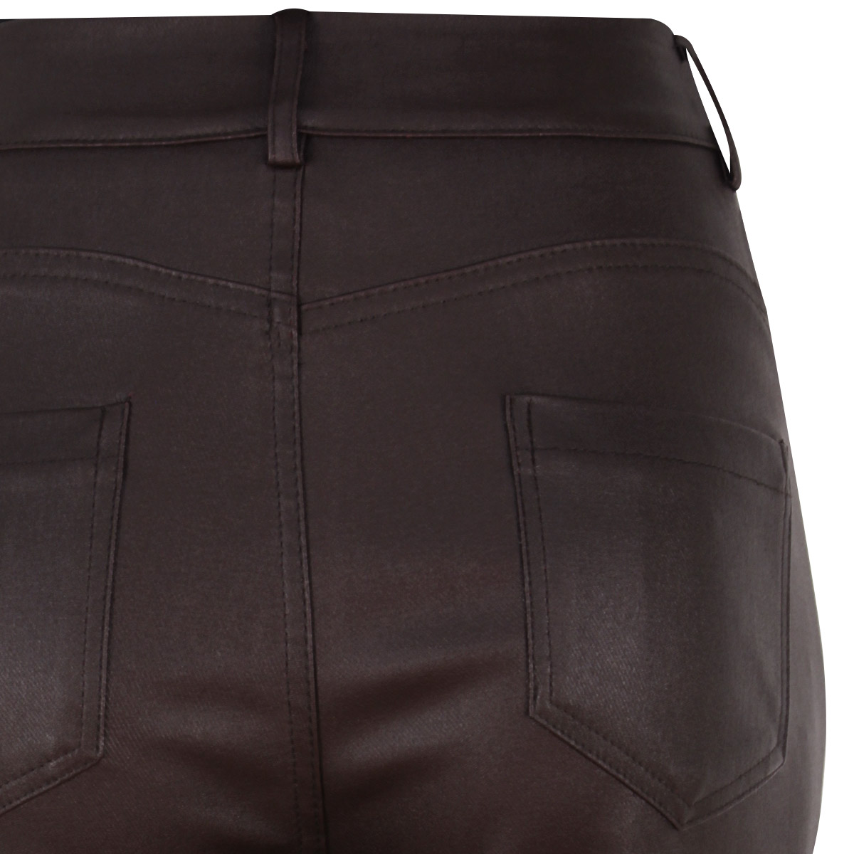 Pantal&oacute;n de Tiro Alto Efecto Tacto Piel para Mujer Junior image number null