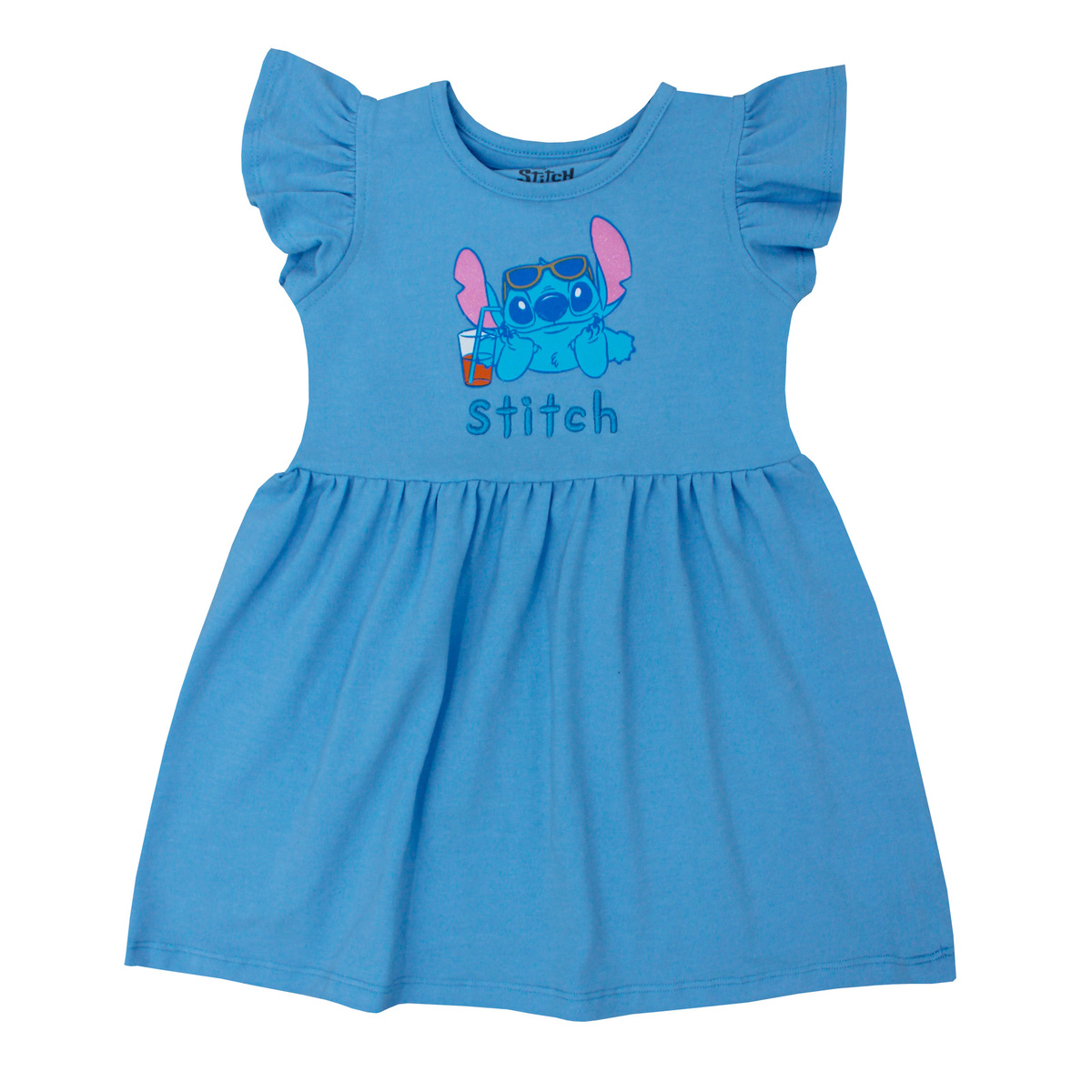 Vestido Manga Corta Stitch para Ni&ntilde;a image number null