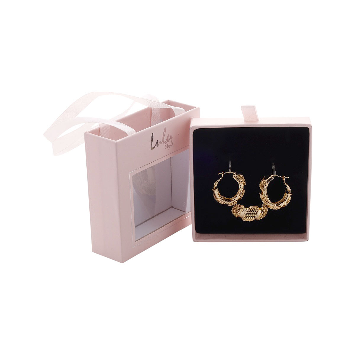 Set De Aretes Y Anillo Arracada Y Ajustable Dorado Lulu image number null