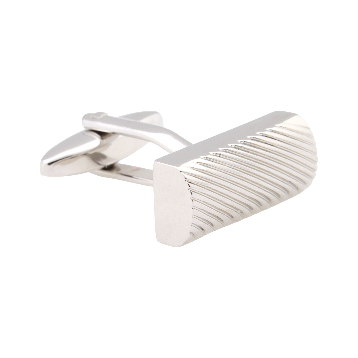 Mancuernillas Plata Dise&ntilde;o Tubular Carlo Corinto para Hombre image number null