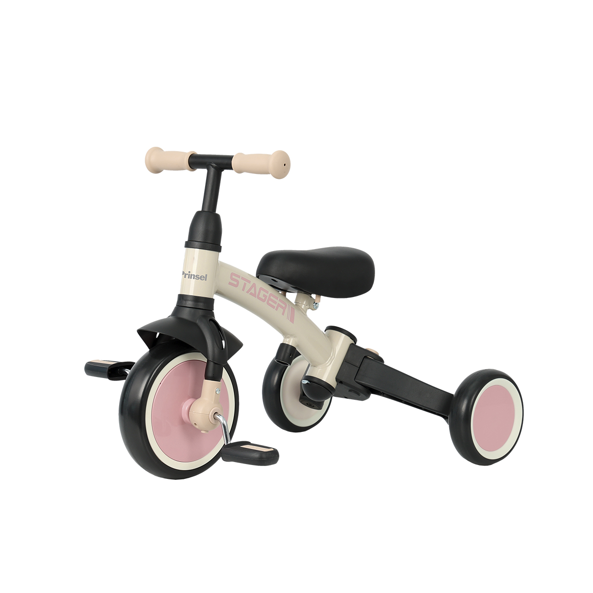 Triciclo Stager 3 In 1 Rosa Prinsel image number null