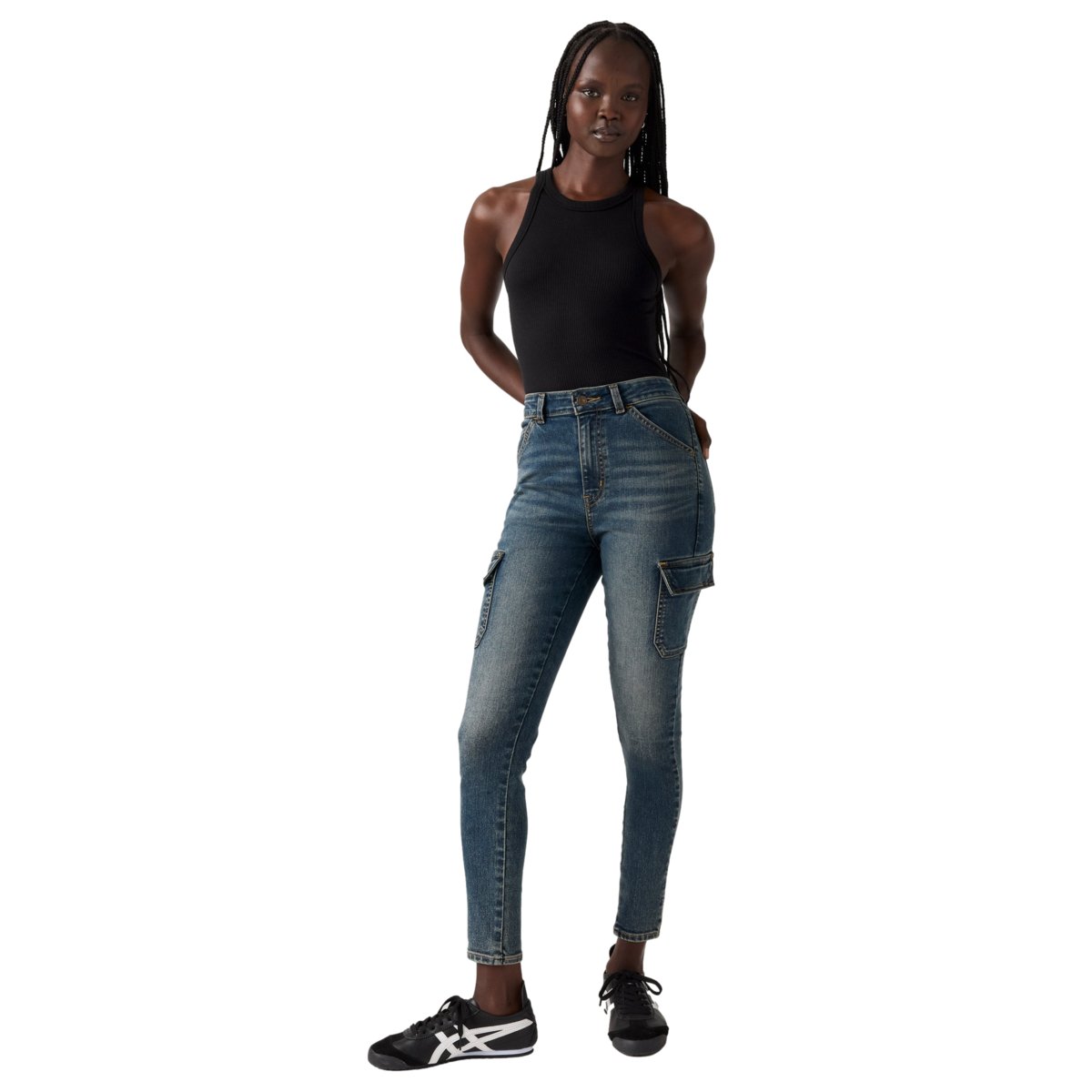 Levi&rsquo;s&reg; 721&reg; Jeans High Rise Skinny Cargo para Mujer image number null
