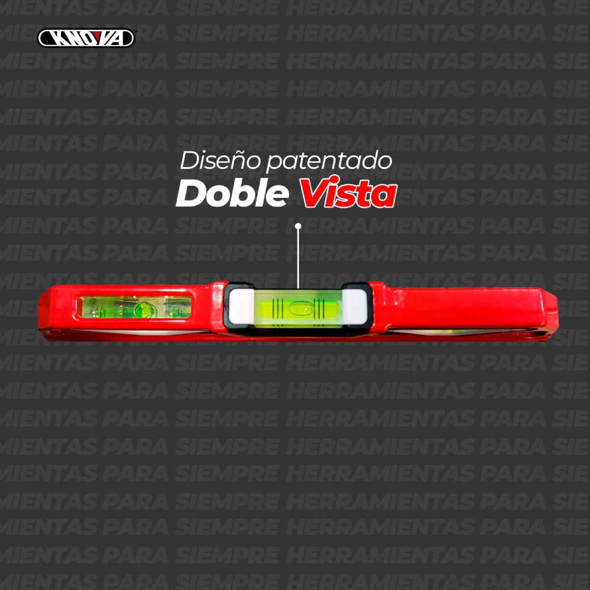 Nivel de Aluminio Knova Doble Vista 10 image number null