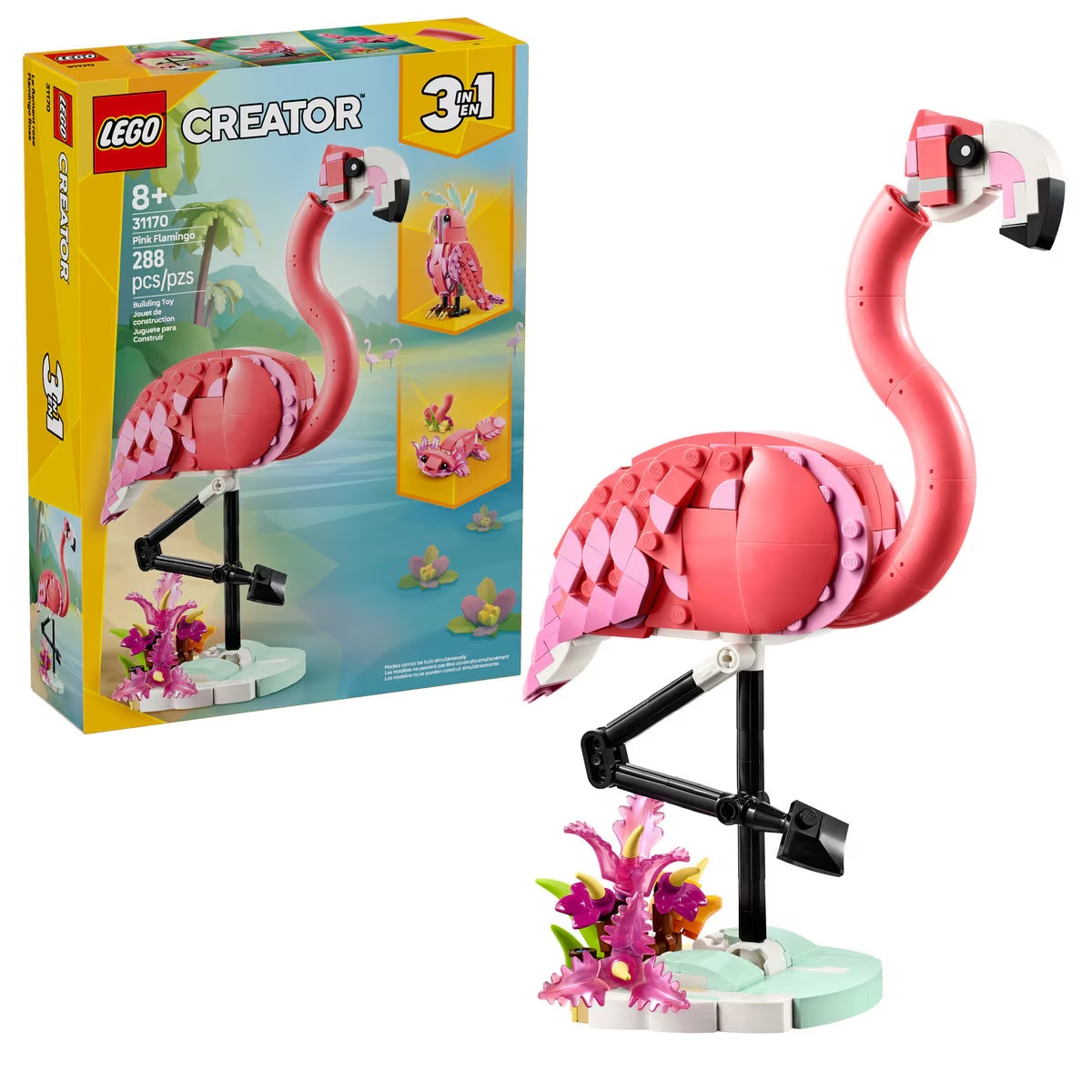 LEGO&reg; Creator 3 en 1 Fauna Salvaje Flamingo image number null
