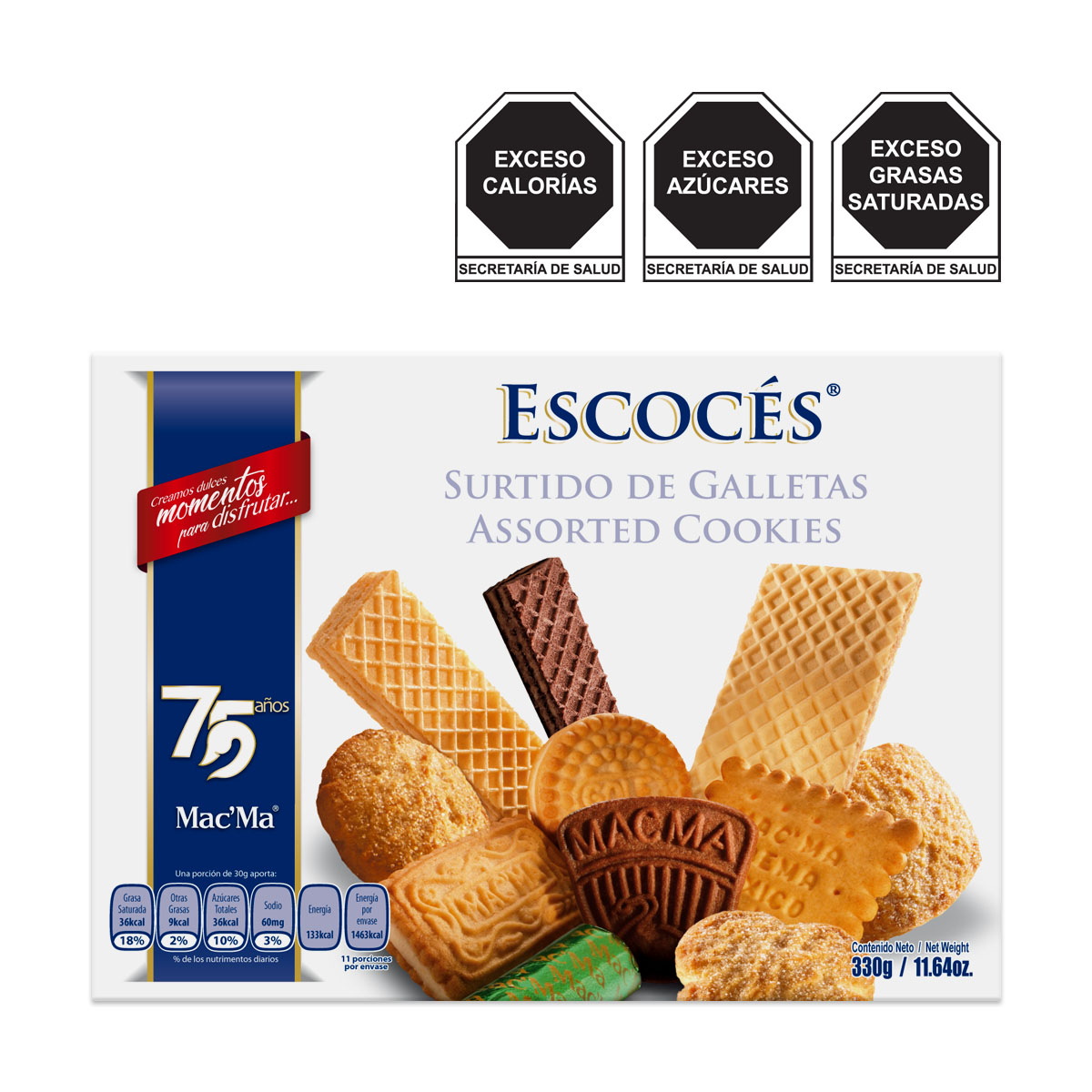 Galletas Escoc&eacute;s 330 g  Macma image number null
