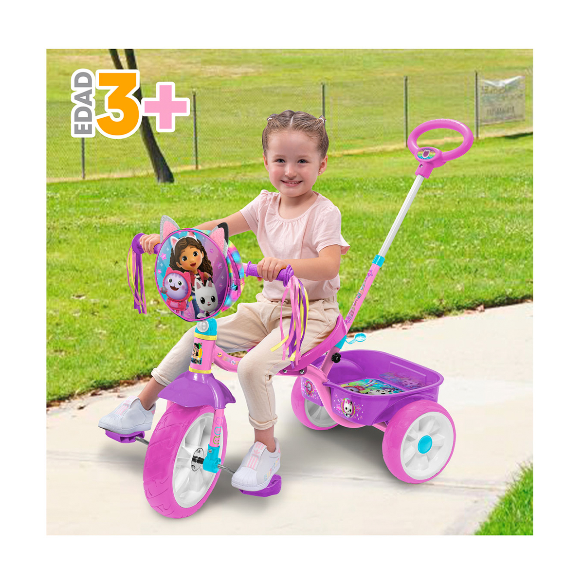 Triciclo Deluxe Gabby'S Dollhouse Apache Flying Wheel image number null