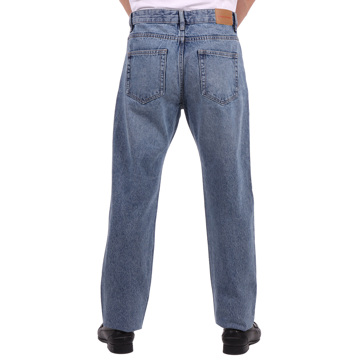 Jeans Regular Fit Deslavado Casual OVS para Hombre image number null