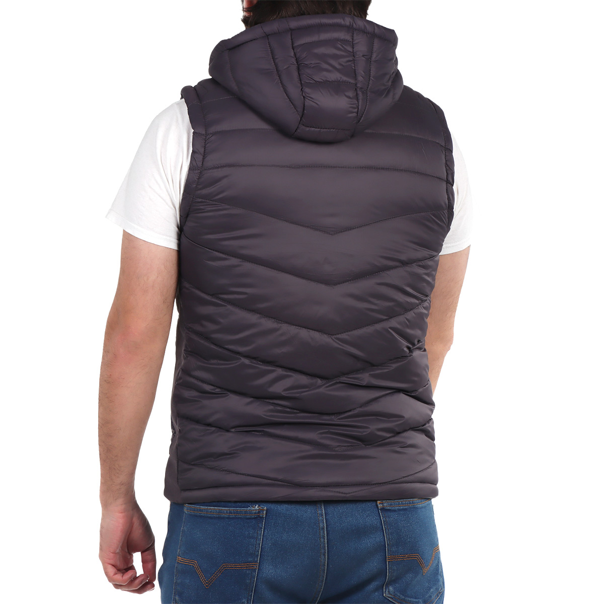 Chaleco Capitonado con Gorro Tim Men para Hombre image number null