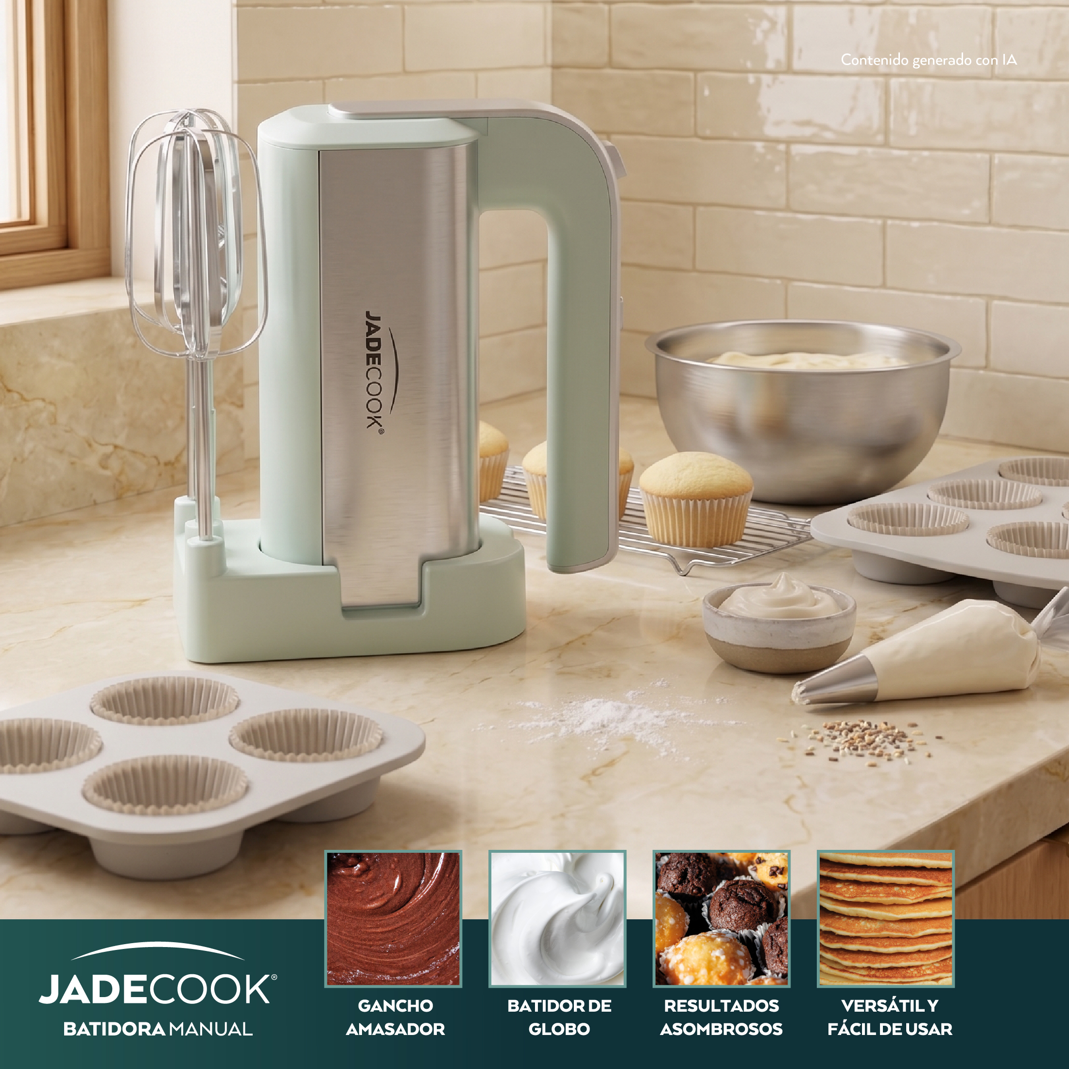 Batidora Manual 5 Vl Jade Cook image number null