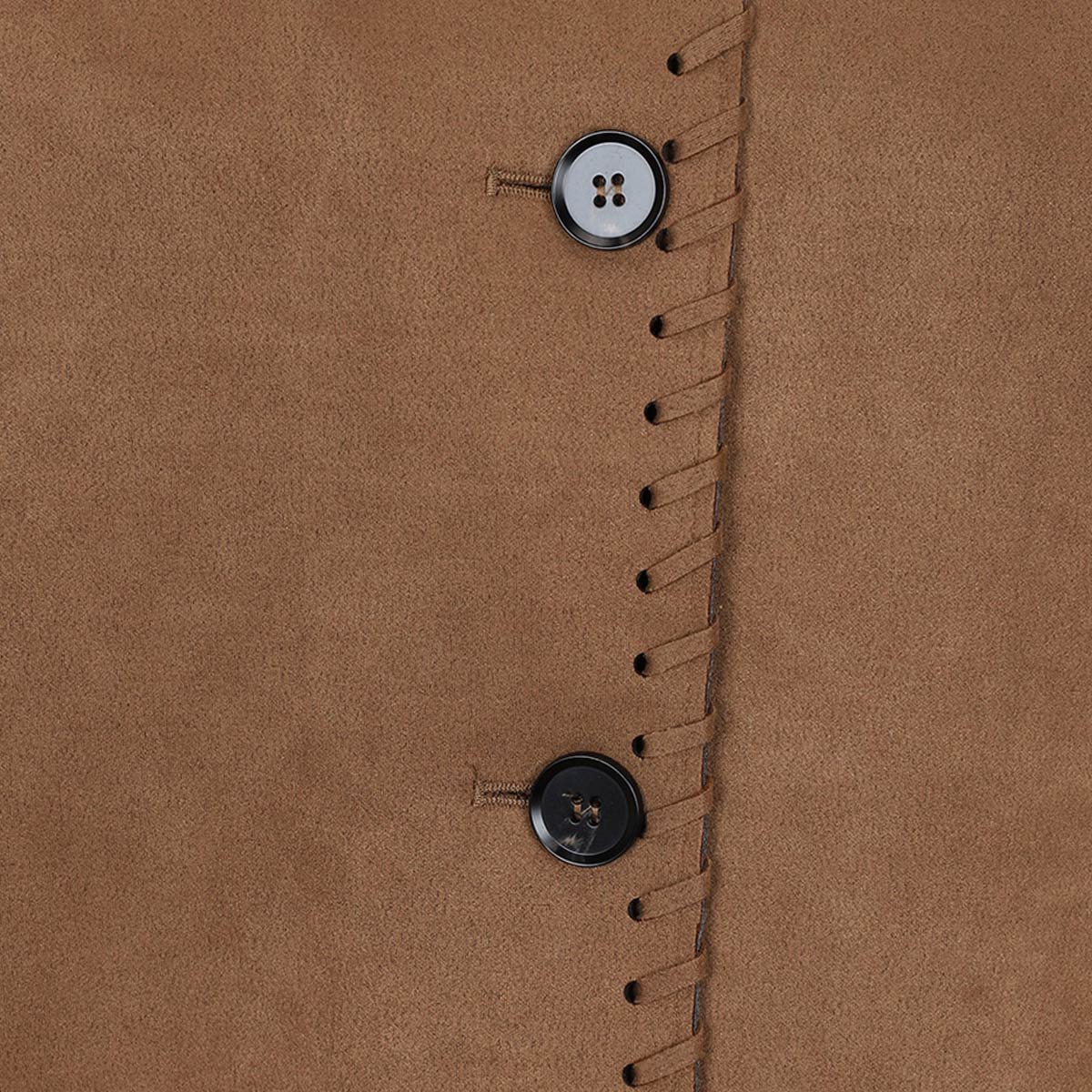 Saco Suede Con Botones Life Styler Para Mujer Curvy image number null