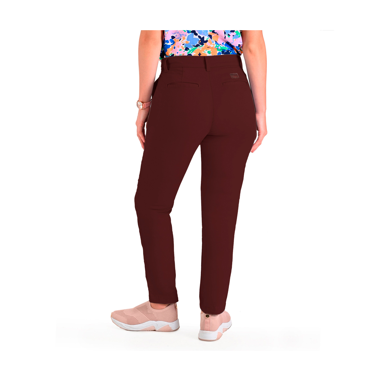 Pantal&oacute;n Casual Sin Pinza Slim Supply Para Mujer Casual image number null