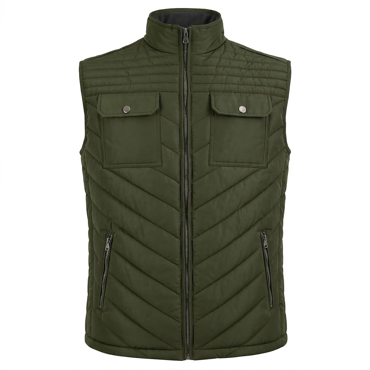 Chaleco Capitonado Giovanni Gali Cuello Alto para Hombre Plus image number null