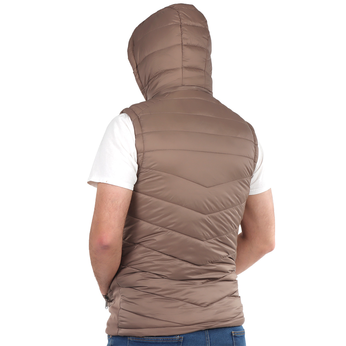 Chaleco Capitonado con Gorro Tim Men para Hombre image number null