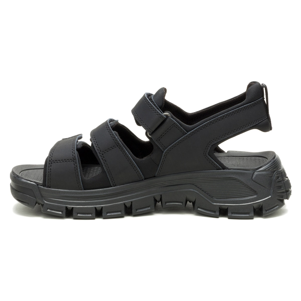 Sandalia en Piel Criterion Caterpillar Negro para Hombre image number null
