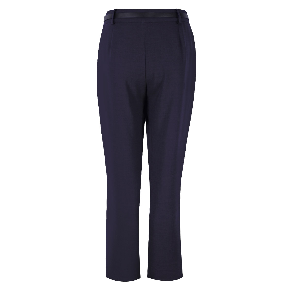 Pantal&oacute;n Recto Con Cintur&oacute;n Para Just By Basel Para Mujer Petite image number null