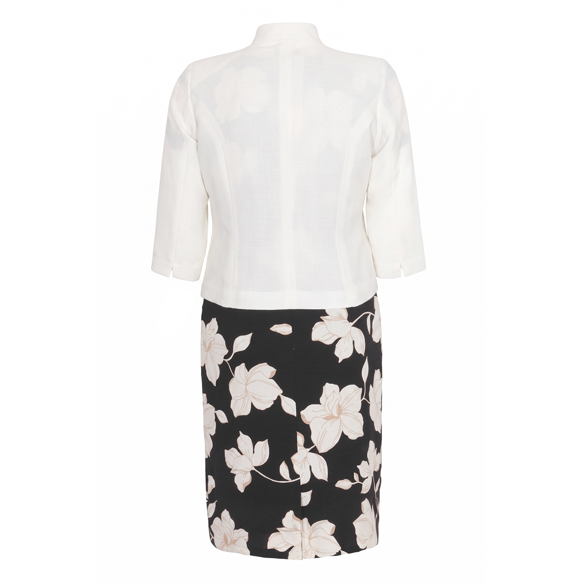 Conjunto Dos Piezas Saco Liso Y Vestido Para Mujer image number null
