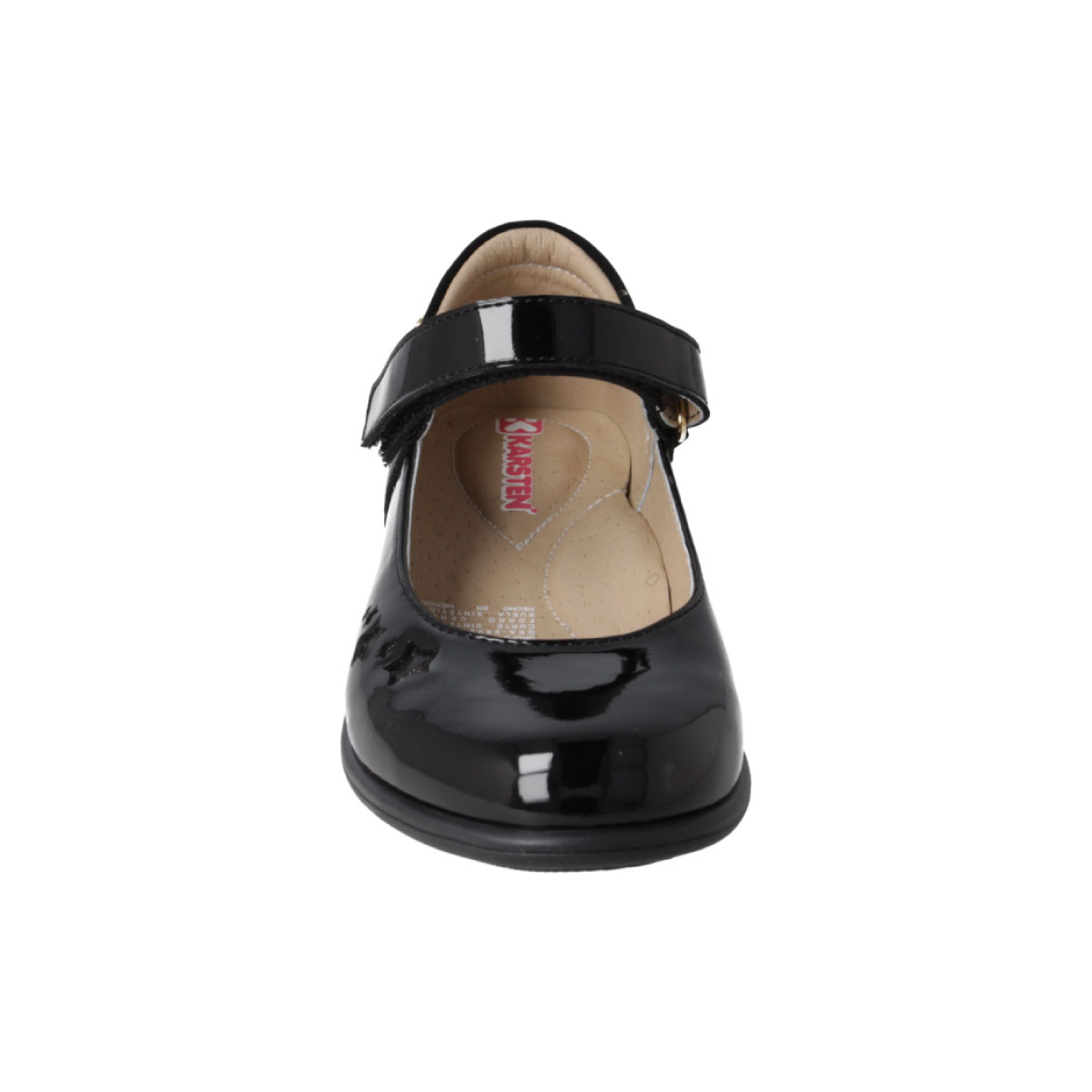 Zapato Escolar Con Velcro 18-22 Negro Karsten image number null
