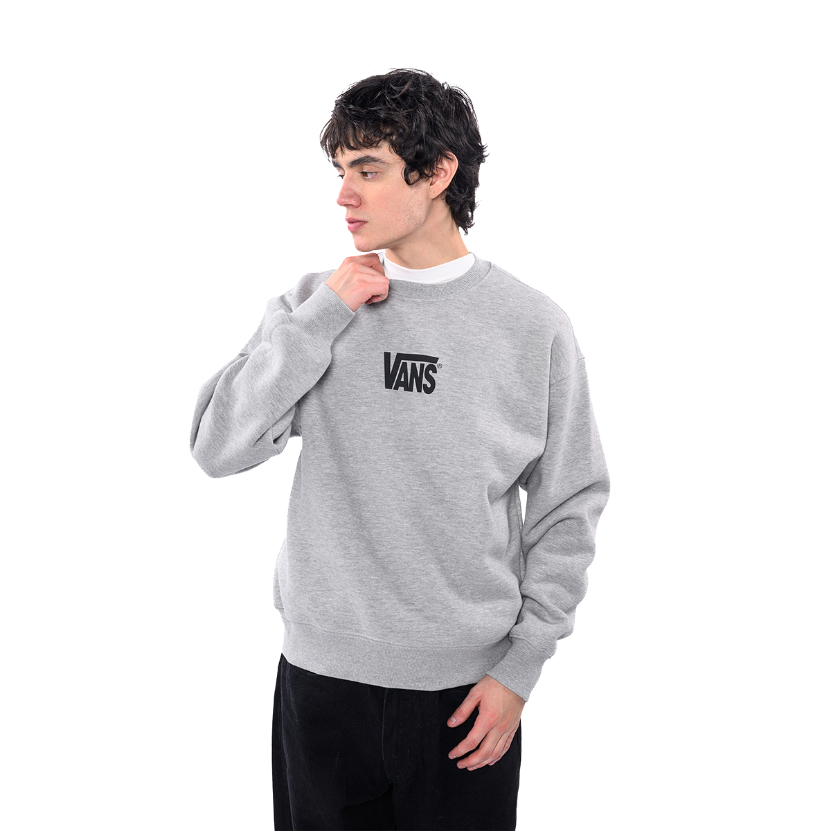 Sudadera con Dise&ntilde;o Vans Gris para Hombre image number null