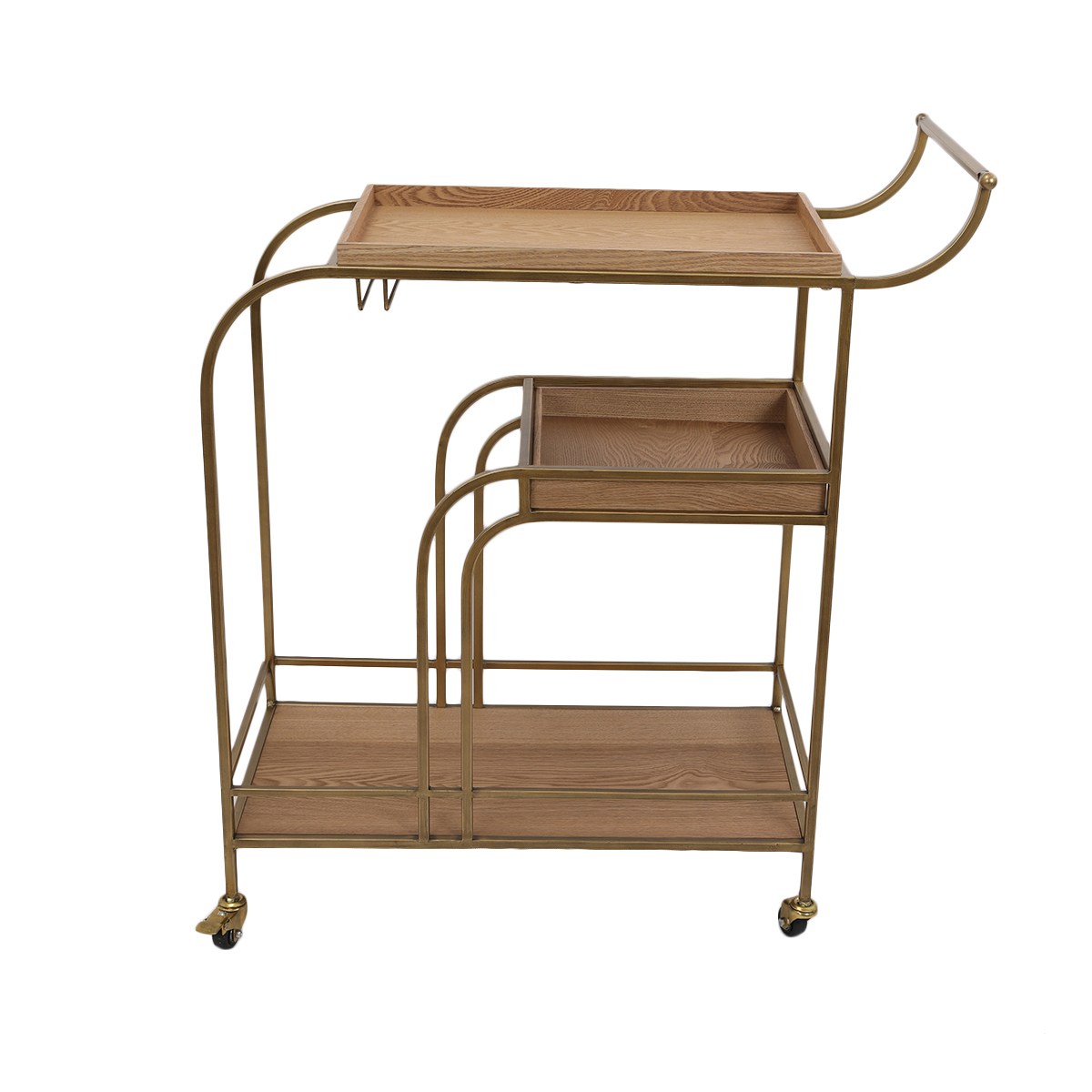 Carro de Bar Vintage Home 3 Niveles image number null