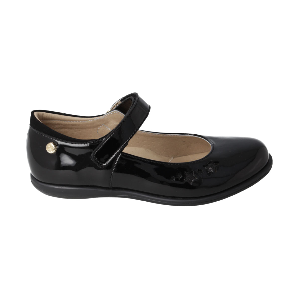 Zapato Escolar Con Velcro 18-22 Negro Karsten image number null