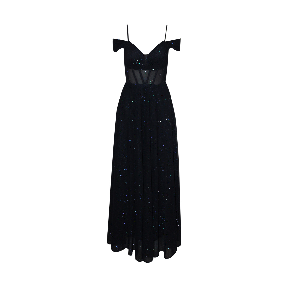 Vestido Largo Con Varillas De Mesh Philosophy Jr Nights Para Mujer image number null