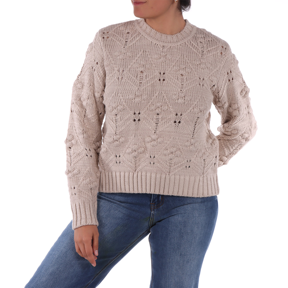 Su&eacute;ter Tejido de Chenille Arqueology para Mujer image number null