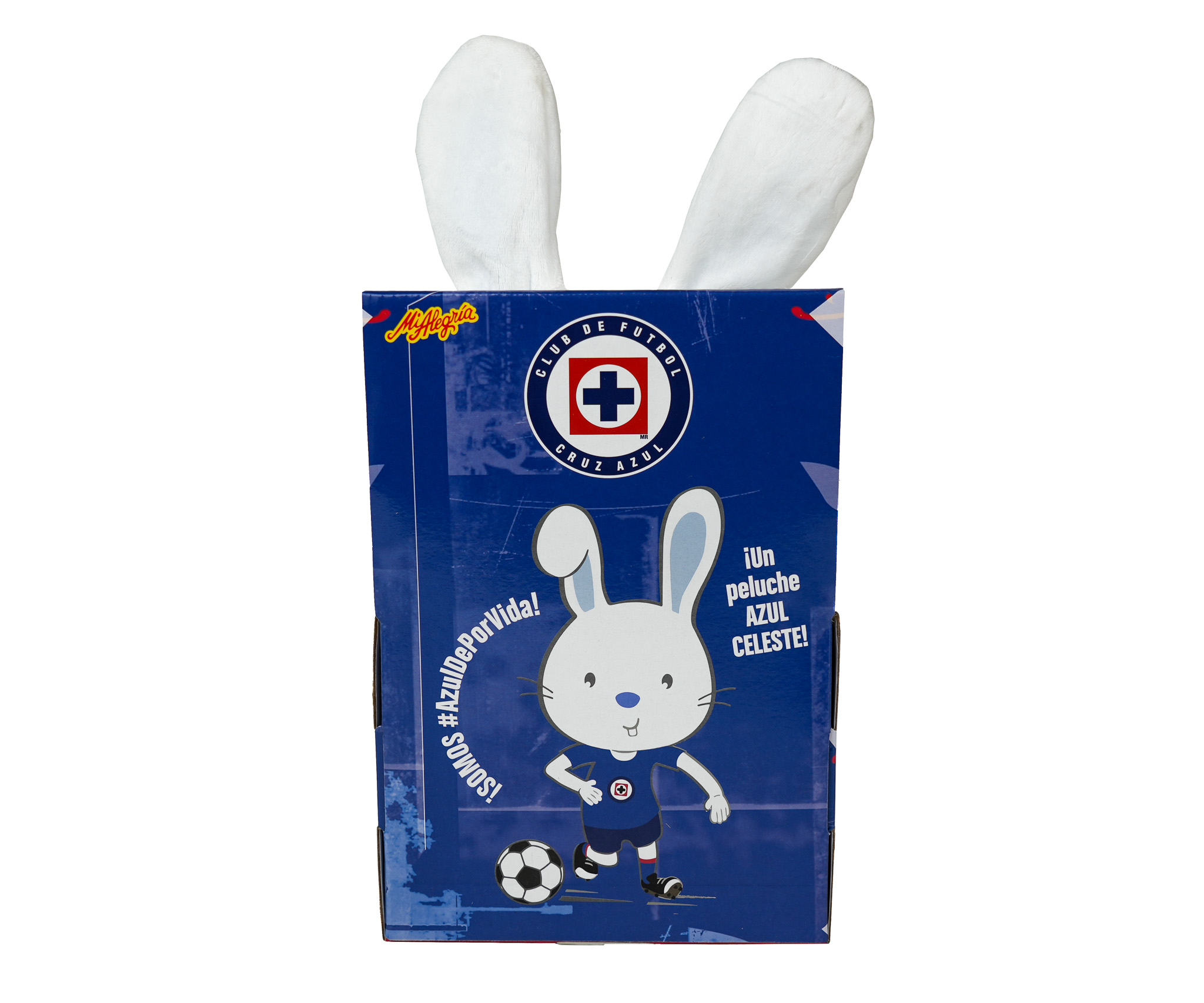 Peluche Mascota de Futbol Cruz Azul con Sonido Mi Alegr&iacute;a image number null
