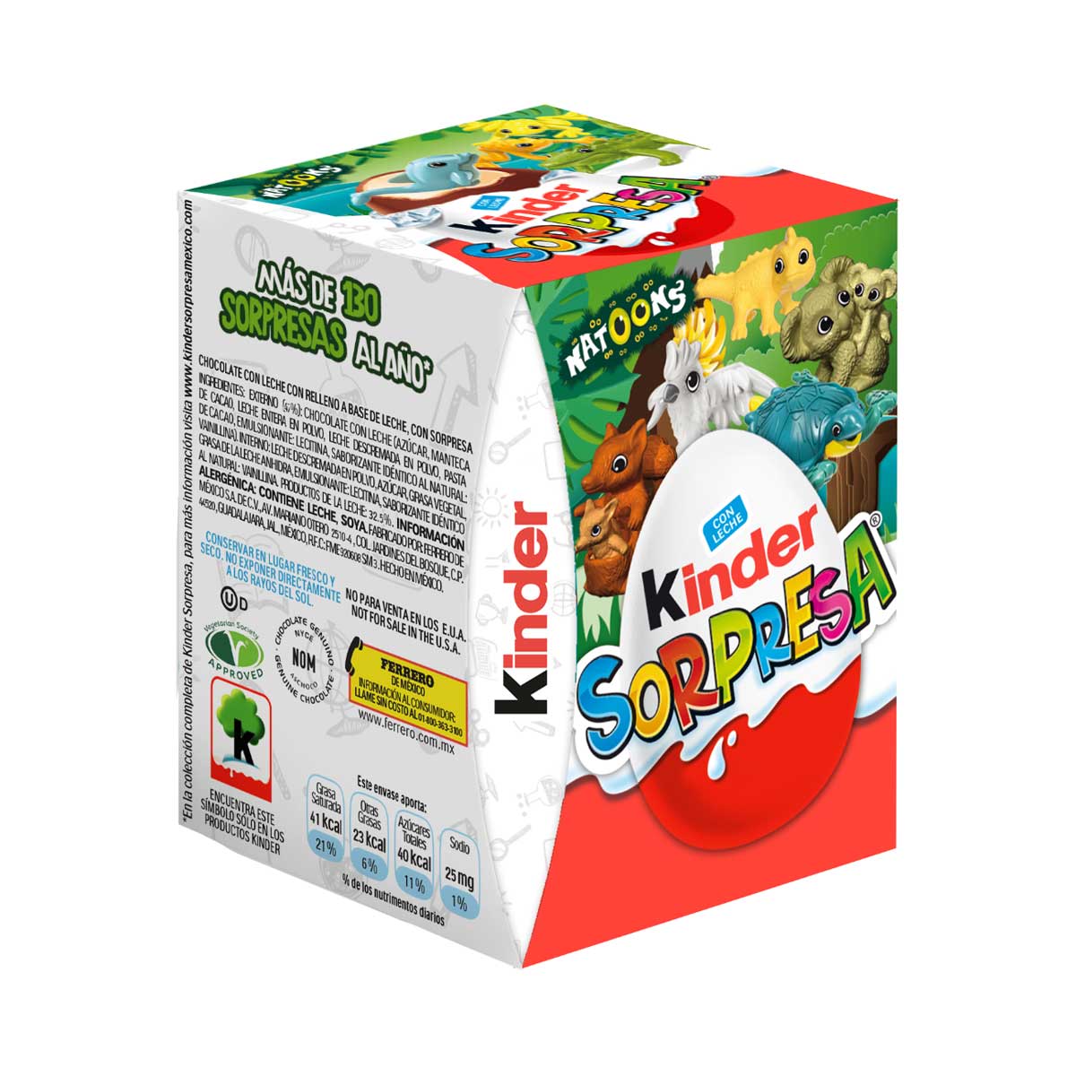 Huevito Kinder Sorpresa Natoons 20g image number null