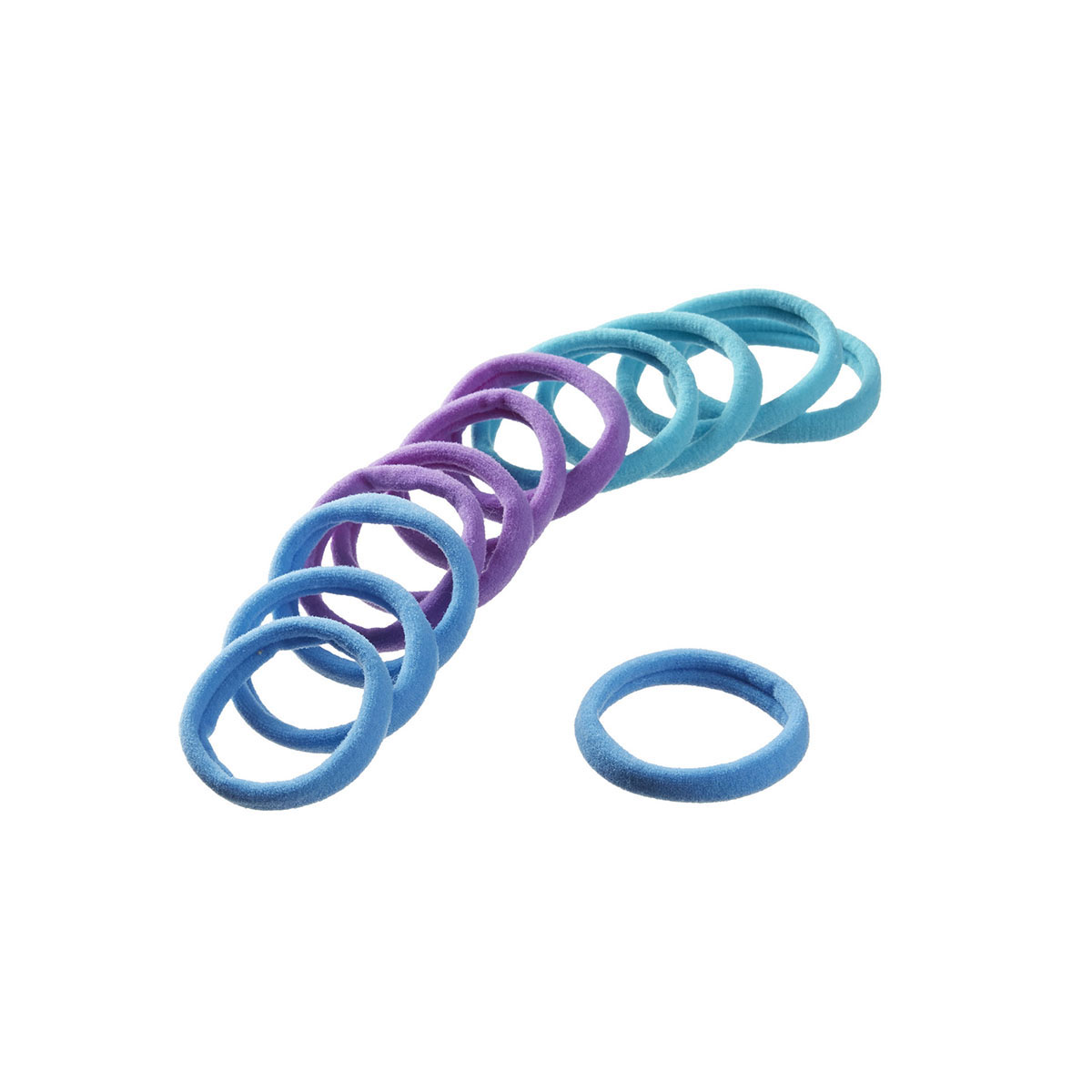 Ligas Elasticas Chemestry Azul Y Morado 12 Pzs Scunci image number null