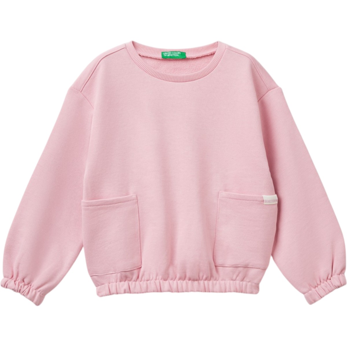 Sudadera Manga Larga Benetton Bolsas Frontales para Ni&ntilde;a image number null
