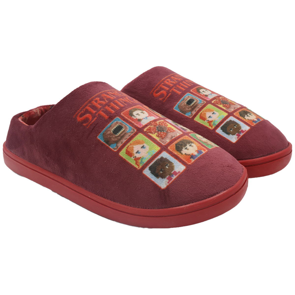 Pantufla Stranger Personajes Rojo para Ni&ntilde;o image number null
