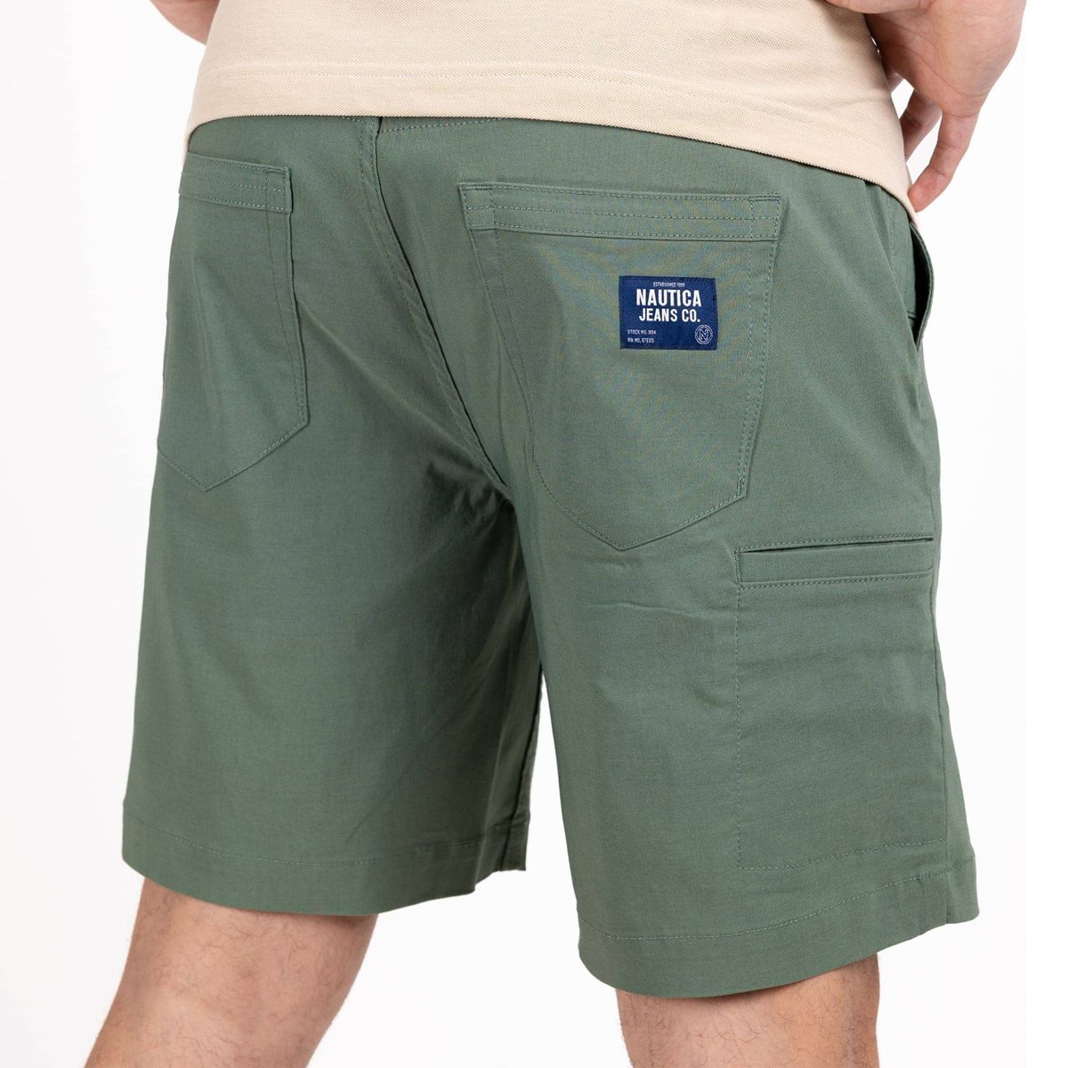 Bermuda Regular Fit Nautica Jeans Co. Verde Oscuro para Hombre image number null