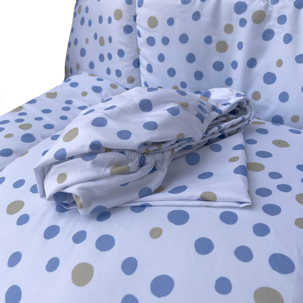 Juego de Cuna 70x130 Polo One By Inbed Color Az&uacute;l image number null