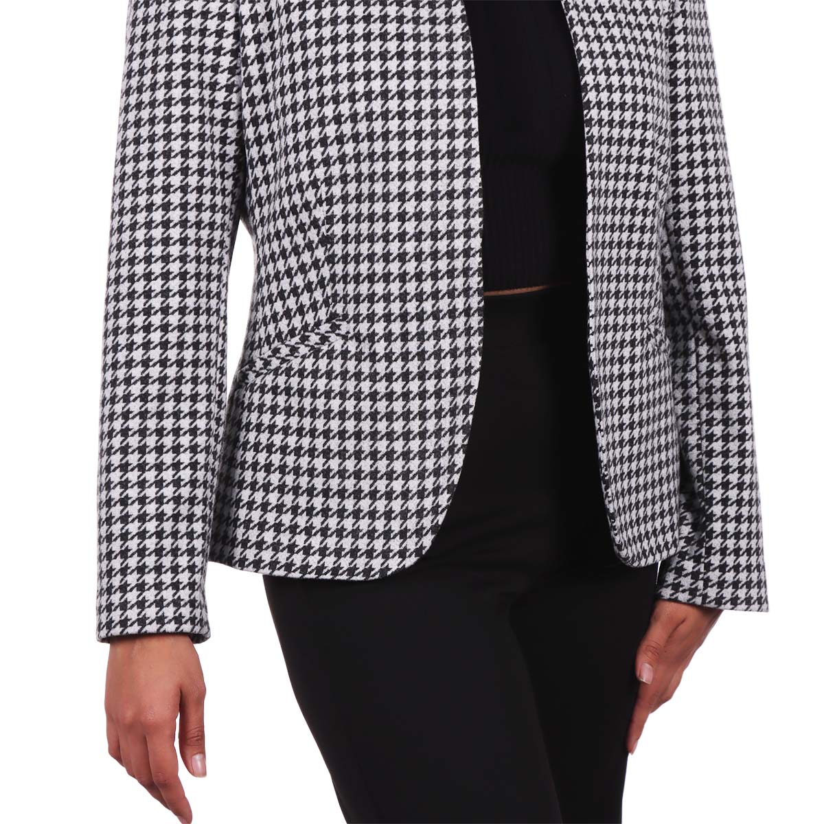 Saco Estampado Cl&aacute;sico Pata de Gallo Diva By Gamus Mujer image number null