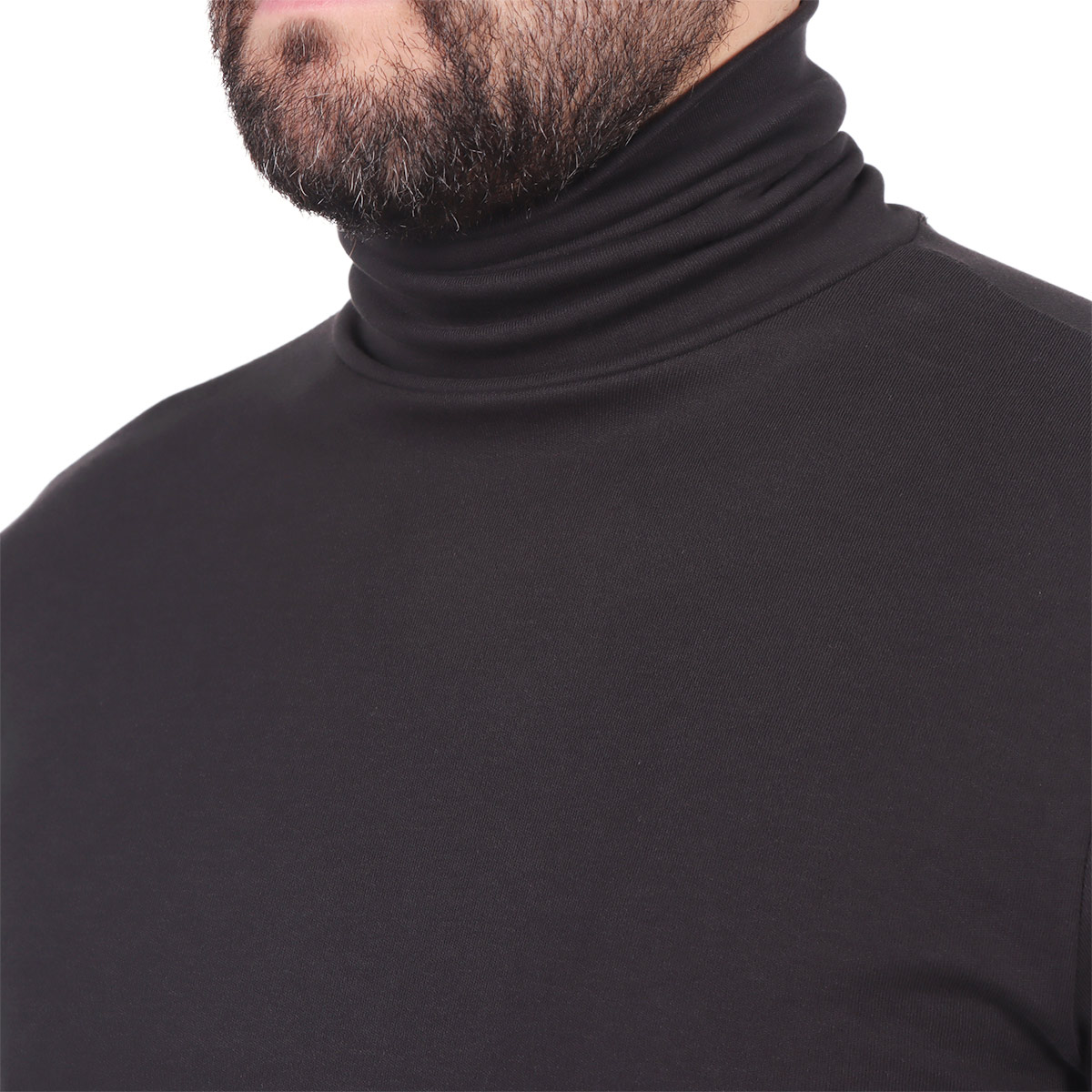 Su&eacute;ter Cuello Alto Algod&oacute;n Cl&aacute;sico Liso OVS para Hombre image number null