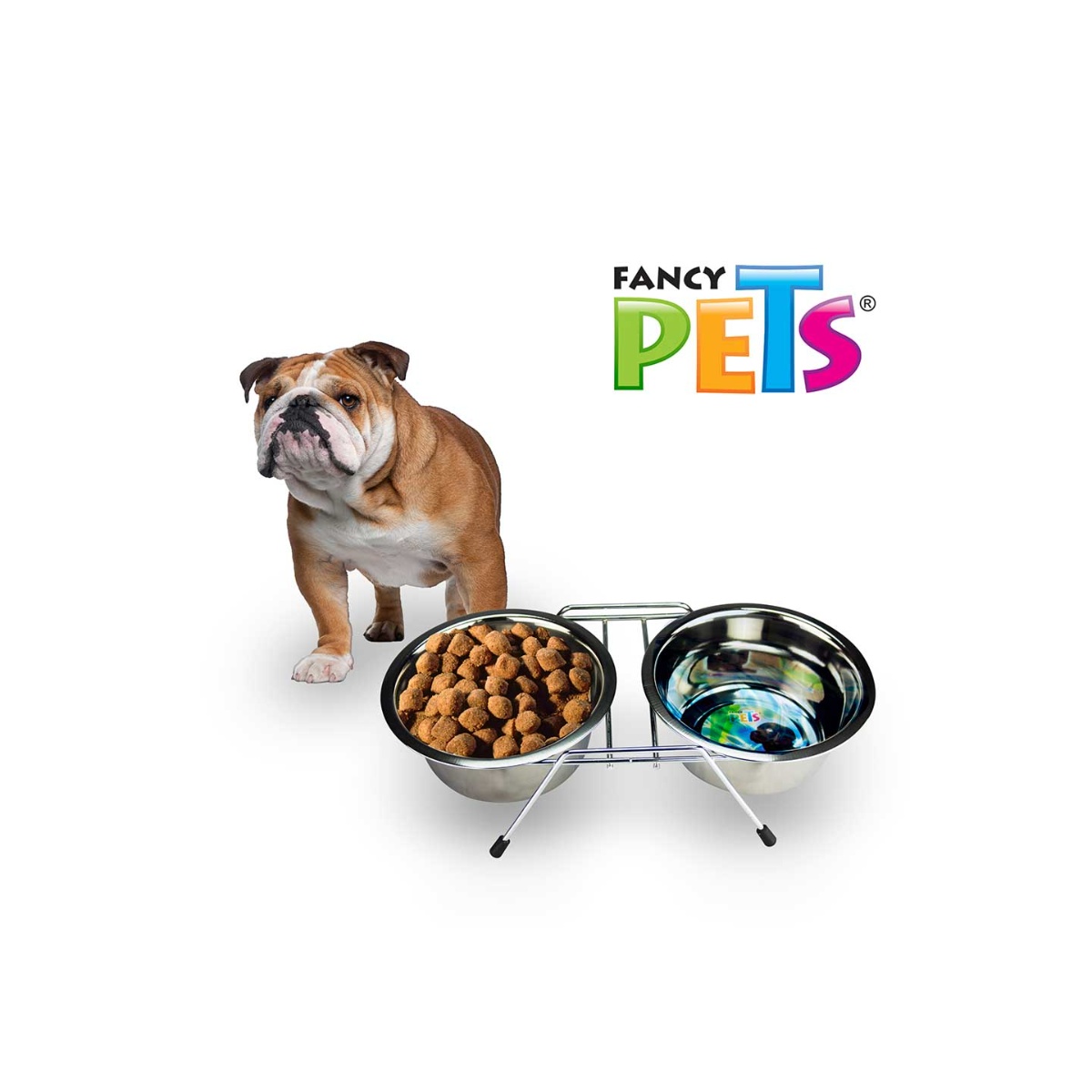 Comedero Doble 950 Ml Fancy Pets image number null